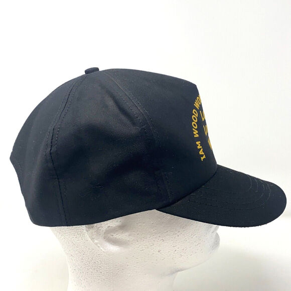 VTG Black Local Lodge 364 Snapback Trucker Hat OS Wood Workers Union Grandpa USA - Picture 7 of 12